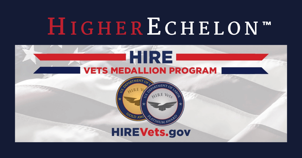 Higherechelon Awarded 2020 Hire Vets Gold Medallion For Exemplary Commitment To Veterans